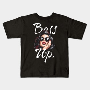 im the boss, boss up Kids T-Shirt